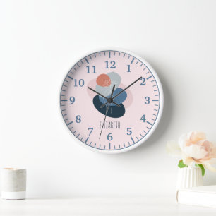Moderne Niedliche Girly Boho Blume Art Uhr