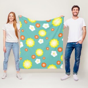 Moderne niedliche Gradienten Daisy Blume Muster mä Fleecedecke