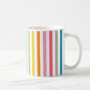 Moderne Niedliche Linien Regenbogen Streifen Muste Tasse