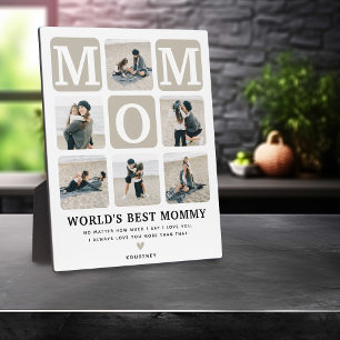 Moderne Niedliche MAMA für Multi-Foto-Grid-Netze n Fotoplatte