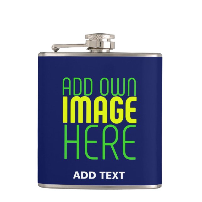 MODERNE, NIEDLICHE NAVEN-BLUE-BILD-TEMPLATE FLACHMANN (Vorderseite)