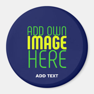 MODERNE, NIEDLICHE NAVEN-BLUE-BILD-TEMPLATE MAGNET