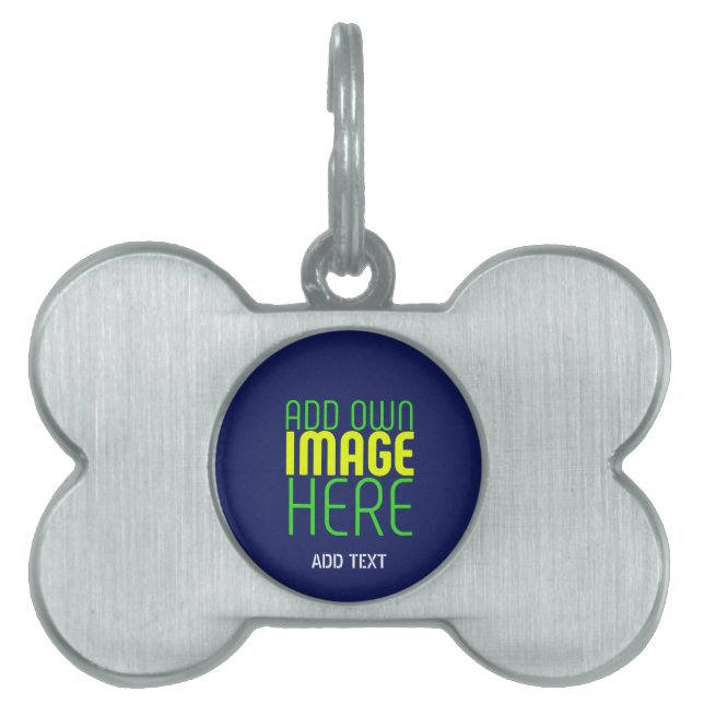 MODERNE, NIEDLICHE NAVEN-BLUE-BILD-TEMPLATE TIERMARKE (Vorderseite)