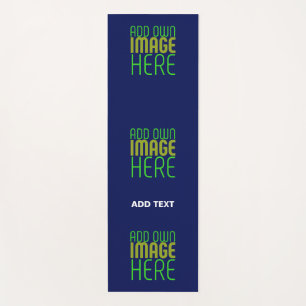 MODERNE, NIEDLICHE NAVEN-BLUE-BILD-TEMPLATE YOGAMATTE