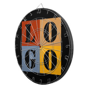 Moderne Niedliche Personalisierte Geschenke Schwar Dartscheibe