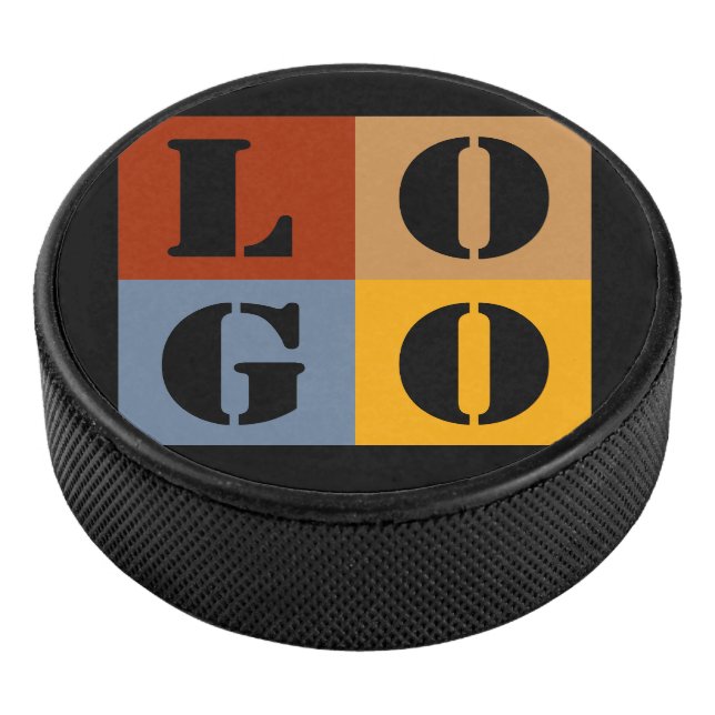 Moderne Niedliche Personalisierte Geschenke Schwar Eishockey Puck (3/4)
