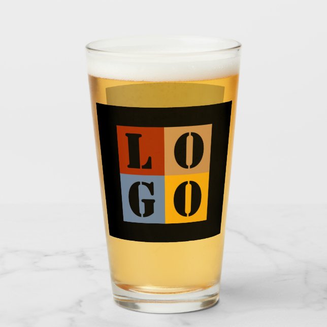 Moderne Niedliche Personalisierte Geschenke Schwar Glas (Vorne (Gefüllt))