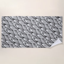 Moderne Niedliche Schwarz-Weiß-Hippie Daisy