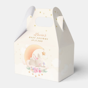 Moderne Niedliche Wasserfarben Bunny Baby Dusche G Geschenkschachtel