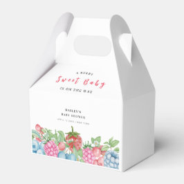 Moderne Niedliche Wild Berry Sweet Baby Dusche Geschenkschachtel