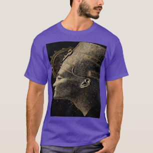 "Moderne Nofretete: Königliche Goldene Kunst T-Shirt