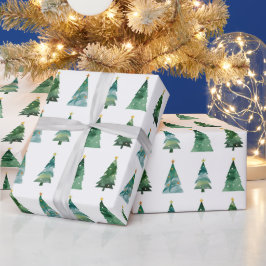 Moderne nordische Feiertagspapier Geschenkpapier