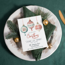 Moderne nordische Ornamente Weihnachts-Party