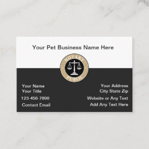 Moderne Notar-Geschäftskarten Visitenkarte