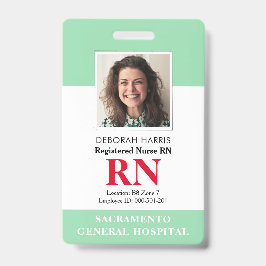 Moderne Nurse Ausweis