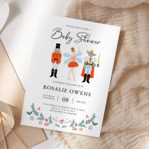 Moderne Nutcracker Weihnachtsdusche Minimalistisch