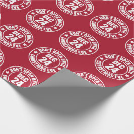 Moderne öffnen nicht bis Weihnachten sogar Briefma Geschenkpapier