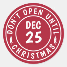 Moderne öffnen sich nicht bis Weihnachten Briefmar