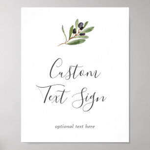 Moderne Olive Branch Cards & Geschenke mit benutze Poster