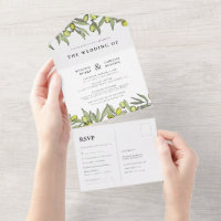 Moderne Olive Branch Hochzeit