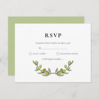 Moderne Olive Branch Hochzeit