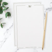 Moderne Oliven Grün Minimalistisches Elegantes Mon