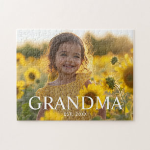 Moderne Oma-Foto Puzzle