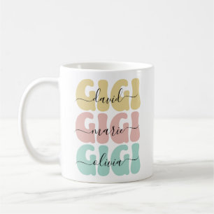 Moderne Oma Gigi Kinder Namen Muttertagsgeschenk Kaffeetasse