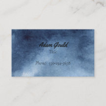 Moderne Ombre Gradient Blue Business Card