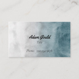 Moderne Ombre Gradient Navy Business Card Visitenkarte