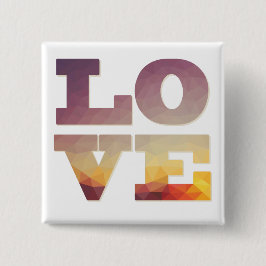 Moderne Omelfarben Liebe Button