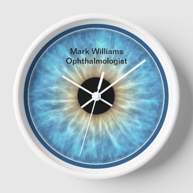 Moderne Ophthalmologen Bürouhren Uhr (Vorderseite)