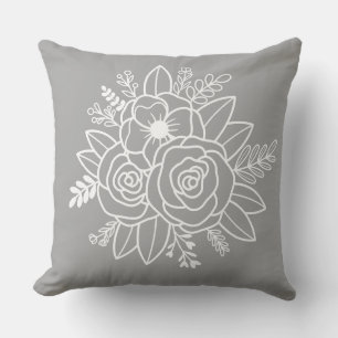 Moderne orange und graue Einweihungsgeschenke mit Kissen