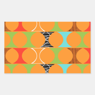 Moderne Orangefarbene Sticker aus dem Mittelalter