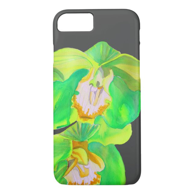 Moderne Orchidee moderne Blume Case-Mate iPhone Hülle (Rückseite)