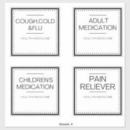 Moderne Organisationssiegel für Bad Aufkleber