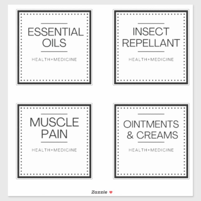 Moderne Organisationssiegel für Bad Aufkleber (Blatt)