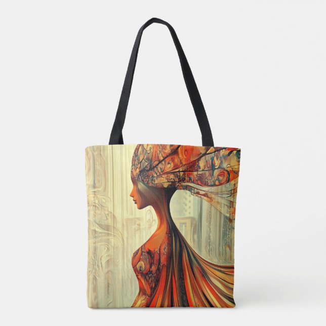 Moderne Original Einzigartig Coole Fantasy-Frau (Rückseite)