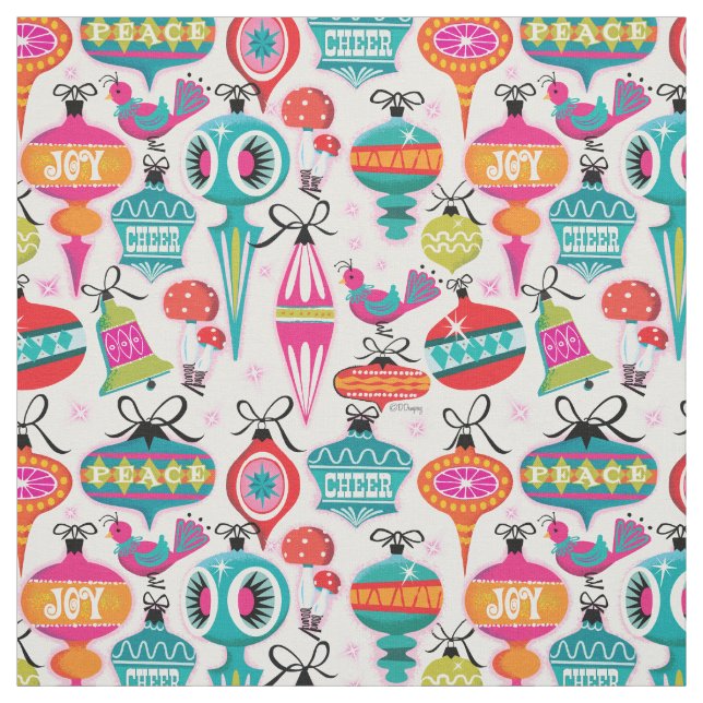 Moderne Ornamente Weihnachtsstoffe aus dem Mittela Stoff (Muster)