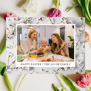 Moderne Osternfamilie Ein Foto Feiertagskarte