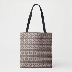 Moderne ovale geometrische Form auf braun