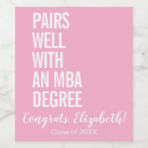 Moderne Paare mit MBA-Grad-Abschluss