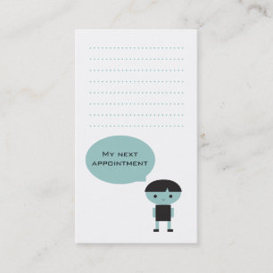 Moderne Pädiatrische Dental Care Business Card Terminkarte