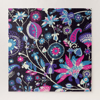 Moderne Paisley: traditionelles orientalisches Mus Puzzle