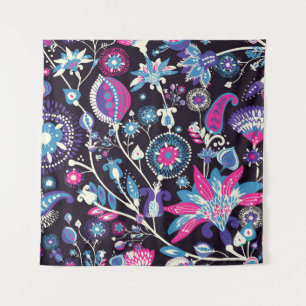 Moderne Paisley: traditionelles orientalisches Mus Wandteppich