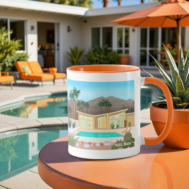 Moderne Palm Springs Pool House Tasse Mitte des Ja (Von Creator hochgeladen)