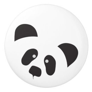 Moderne Panda Keramik Pull Knoblauch Keramikknauf