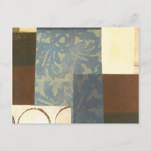 Moderne Panel-Malerei Postkarte