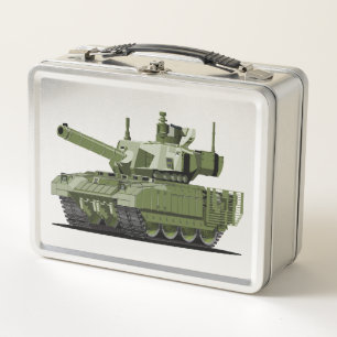 Moderne Panzer Cartoon Metall Brotdose