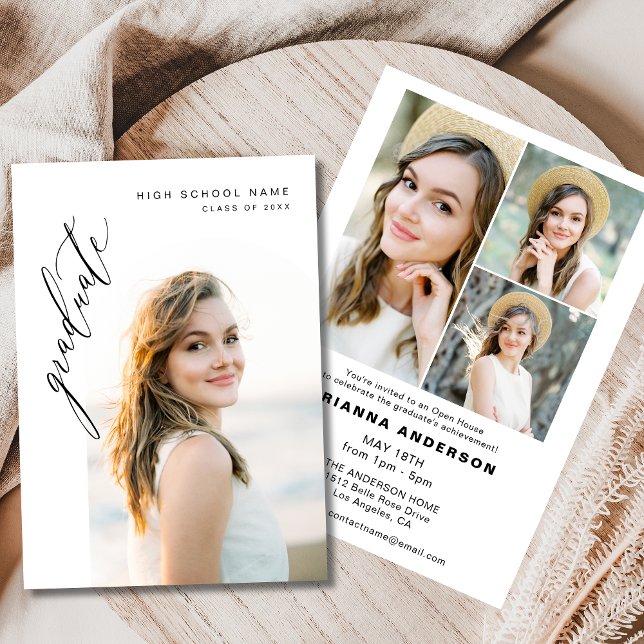 Moderne Partei für den Minimalistischen Foto Einladung (Von Creator hochgeladen)